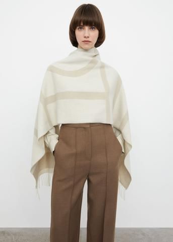 Schal TOTÊME Monogram Jacquard Wool Scarf
