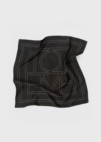 Schal TOTÊME Embroidered Monogram Silk