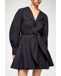 Kleid GANNI Cotton Stretch