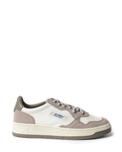 Schuhe AUTRY Medalist Low Wildleder und Leder White/Licorice