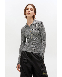 Polopullover GANNI Gestreift 