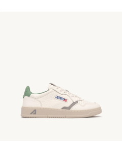 Schuhe AUTRY Medalist Low Elephant Textured White Vapor Green