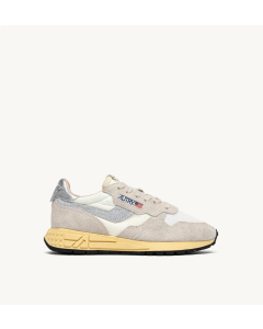 Schuhe AUTRY Reelwind Low Wildleder und Nylon in White/Silver