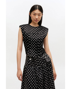 Korsett Ganni Polka Dot Satin