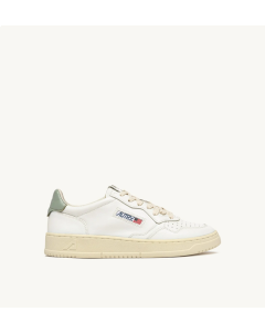 Schuhe AUTRY Medalist Low Leder in Weiß und Sea Grass