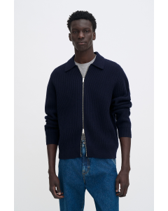 Strickweste FILIPPA K Ribbed Wool Zip Cardigan 