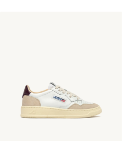 Schuhe AUTRY Medalist Low Wildleder Leder Weiß Fig