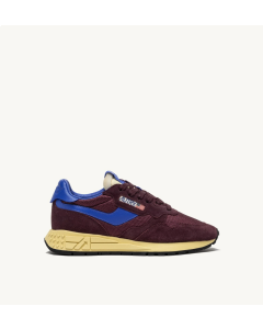 Schuhe AUTRY Reelwind Low Aus Wildleder Und Mesh In Taupe Und Victoria Blue 
