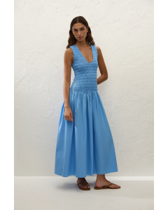 Kleid FAITHFULL Palomar Pinstripe 