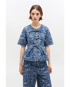 Bluse GANNI Tapestry Peplum