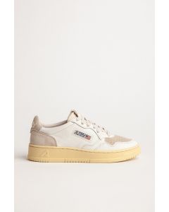 Schuhe AUTRY Medalist Woman Low Sneakers In Leather & Suede Sand 
