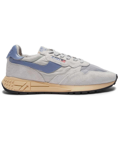 Schuhe AUtry Reelwind Low  Aus Nylon Wildleder und Leder in Hellblau  und Temp