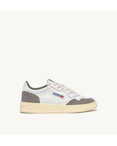 Schuhe AUTRY Medalist Low Leder Wildleder White/Cemento