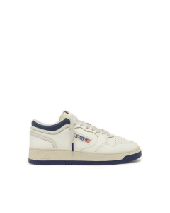 Schuhe AUTRY Med-Way aus Leder Farbe Marshmallow und Ensign Blue
