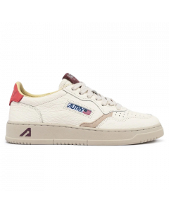 Schuhe AUTRY Medalist Low Elephant Textured White/Pink/Red