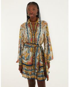 Kleid FARM RiO Mosaic Garden Soft Blue