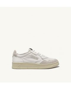 Schuhe AUTRY Open Low Sneakers Man In Leather And Suede White
