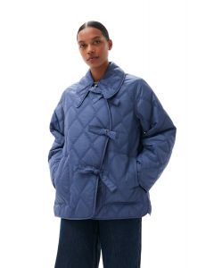 Jacke GANNI Ripstop Quilt Asymmetric Jacket
