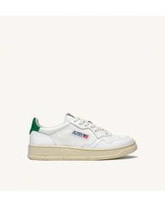 Schuhe AUTRY Medalist Man Low Sneakers In Leather White Green