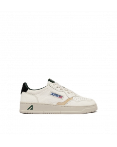 Schuhe AUTRY Medalist Low Elephant Textured White Green Black 