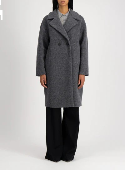 Mantel HARRIS WHARF LONDON Dropped shoulder coat bouclé