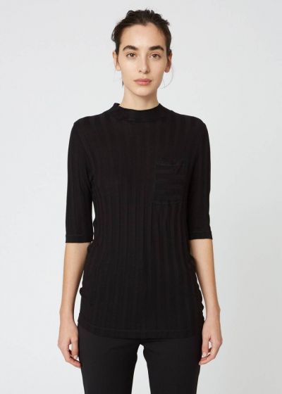 Shirt HOPE Mock Tee Black