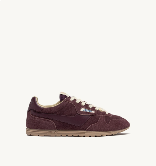 Schuhe AUTRY Windspin Aus Wildleder und Leder in Amarone