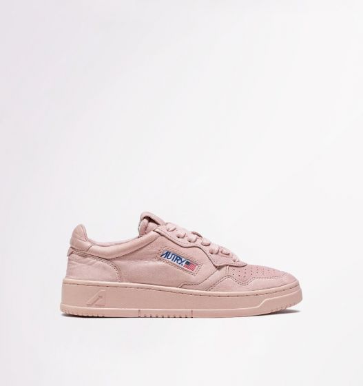 Schuhe AUTRY Medalist Woman Low Sneakers In Leather Powder