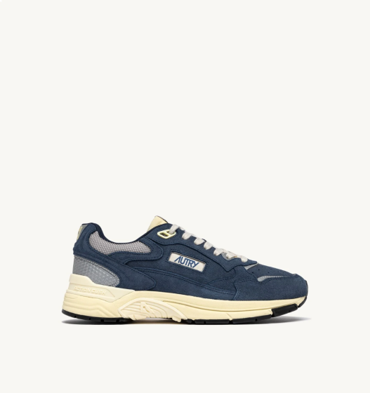 Schuhe AUTRY  Hyperway aus Wildleder in Denim und Silber 