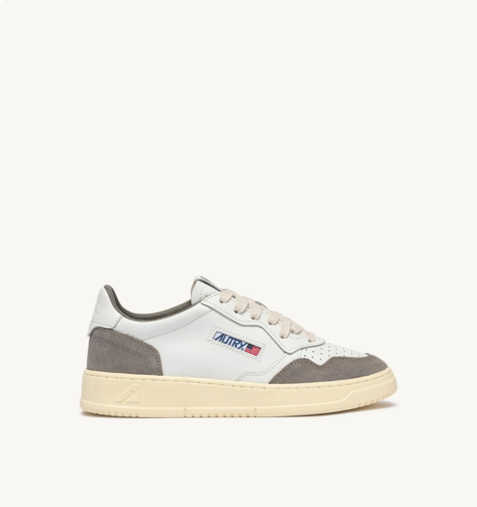 Schuhe AUTRY Medalist Low Leder  Wildleder White/Cemento