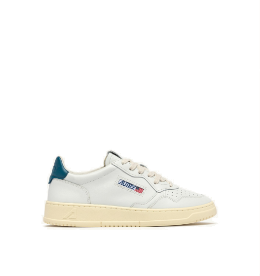 Schuhe AUTRY Medalist Low Leder  Wildleder White/Mallard Blue