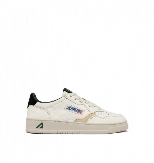 Schuhe AUTRY Medalist Low Elephant Textured White Green Black 