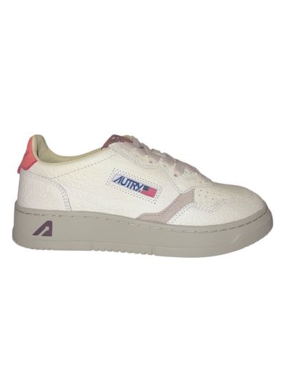 Schuhe AUTRY Medalist Low Elephant Textured White/Pink/Red