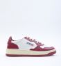 Schuhe AUTRY Medalist Woman Low Sneakers In Leather White Amethyst