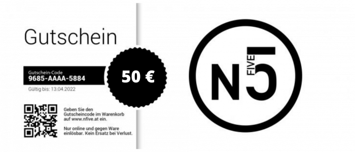 NFIVE Onlineshop Gutschein 50€