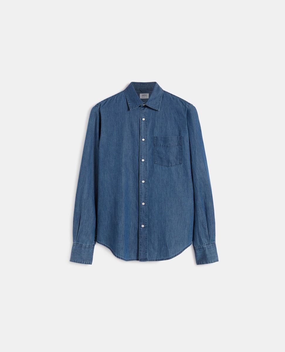 Aspesi denim shirt store