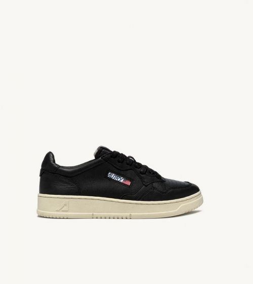 Schuhe AUTRY Medalist Man Low Sneakers Black Goatskin