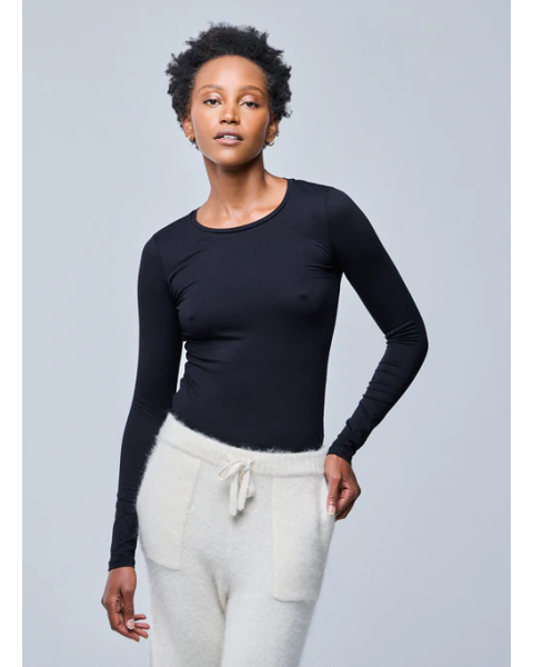 Langarmshirt MAJESTIC Rundhalsausschnitt