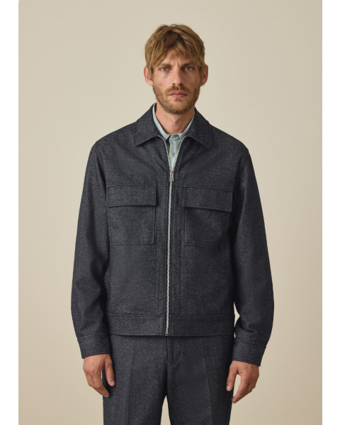 Jacke PAUL SMITH Cotton Blend Flannel Zip