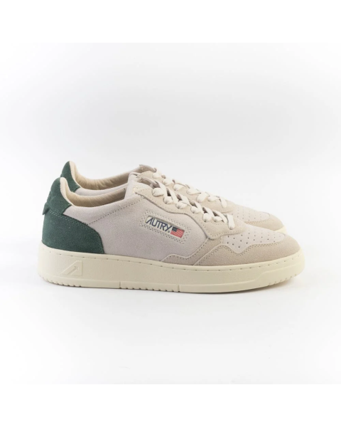 Schuhe AUTRY Medalist Low aus Wildleder in Sand-Grün