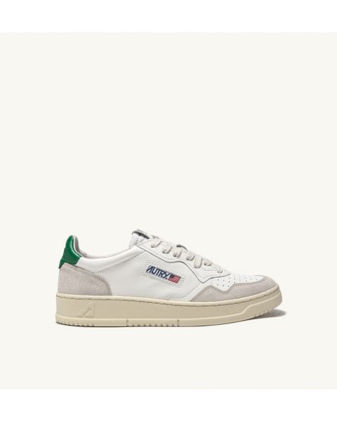Schuhe AUTRY Medalist Man Low Sneakers In Leather & Suede Green