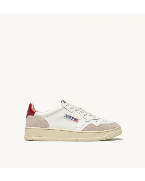 Schuhe AUTRY Medalist Woman Low Sneakers In Leather & Suede Red