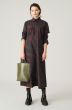 Kleid GANNI Poplin Midi Dress Merlot