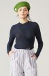 Shirt GANNI Organic Cotton Quilted Long-Sleeve Tee
