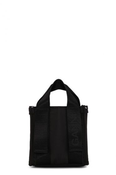 Tasche GANNI Mini Black Tech Tote 