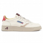 Schuhe AUTRY Medalist Low Elephant Textured White/Pink/Red