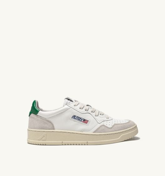 Schuhe AUTRY Medalist Man Low Sneakers In Leather & Suede Green