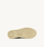 Schuhe AUTRY Medalist Low Aus Weiß/Schwarz Leder und Wildleder in Beige