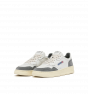 Schuhe AUTRY Medalist Low aus Wildleder und Ziegenleder in Weiß/Grau