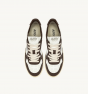 Schuhe AUTRY Medalist Low in Weiß/Braun aus Leder